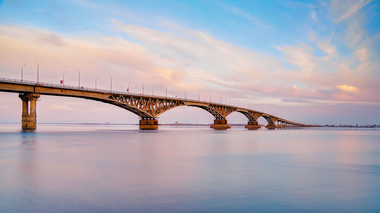 Мост саратов энгельс длина