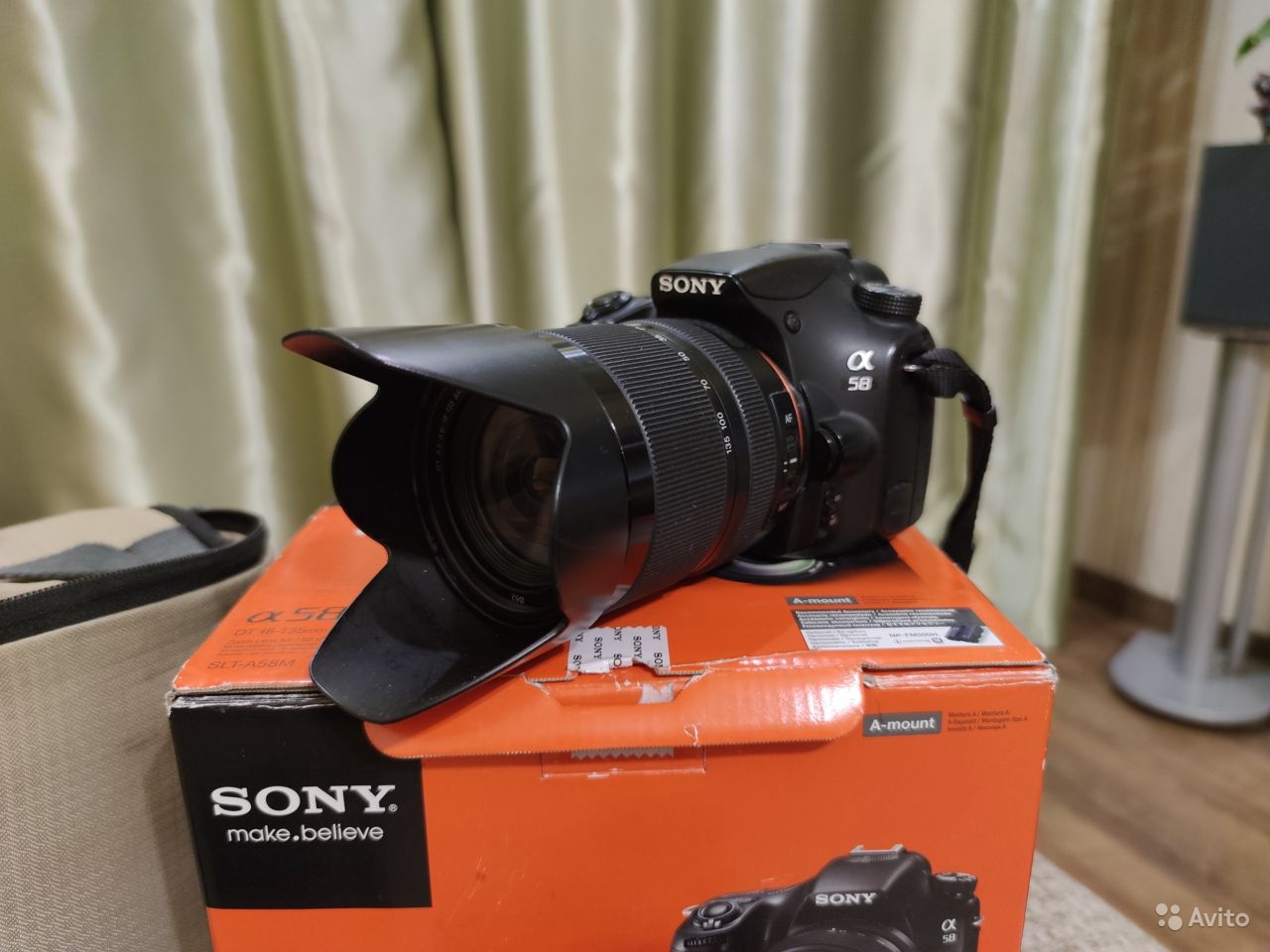 Фотоаппарат Sony SLT-A58 с обьективом SAL18135