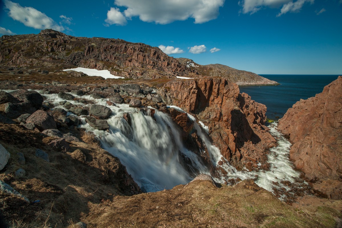 Териберский водопад