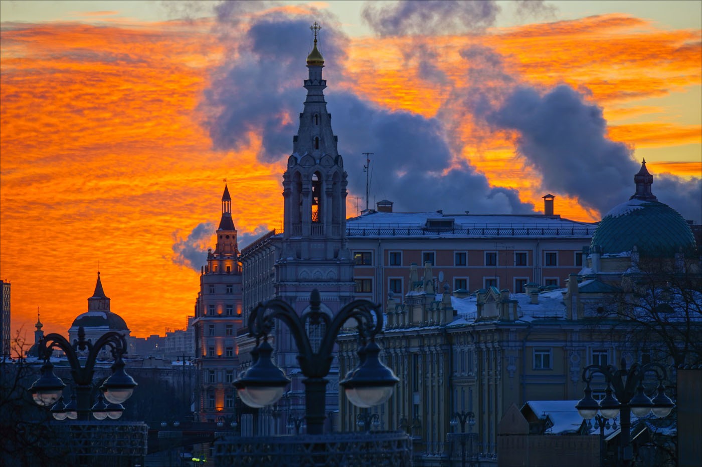 Небо над Москвой, 2018 год. Фото: © Игорь Стомахин