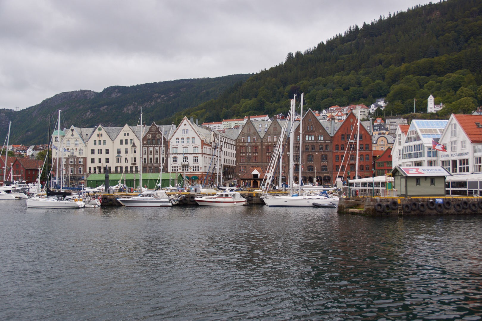 Bryggen i Bergen, набережная в Бергене