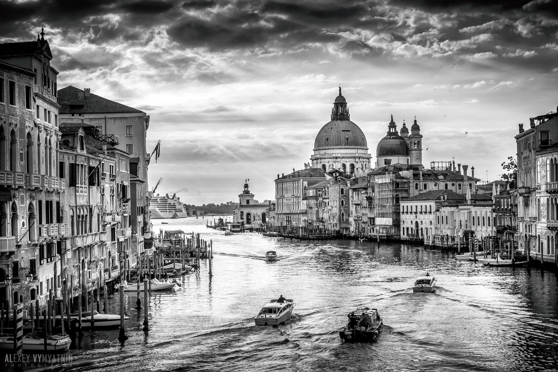 Venice in black and white