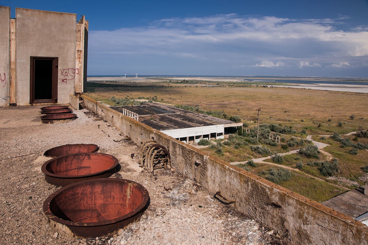 На крыше энергоблока Крымской АЭС
