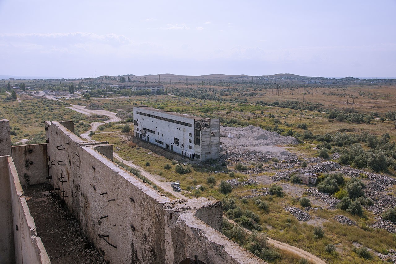 Вид с энергоблока Крымской АЭС