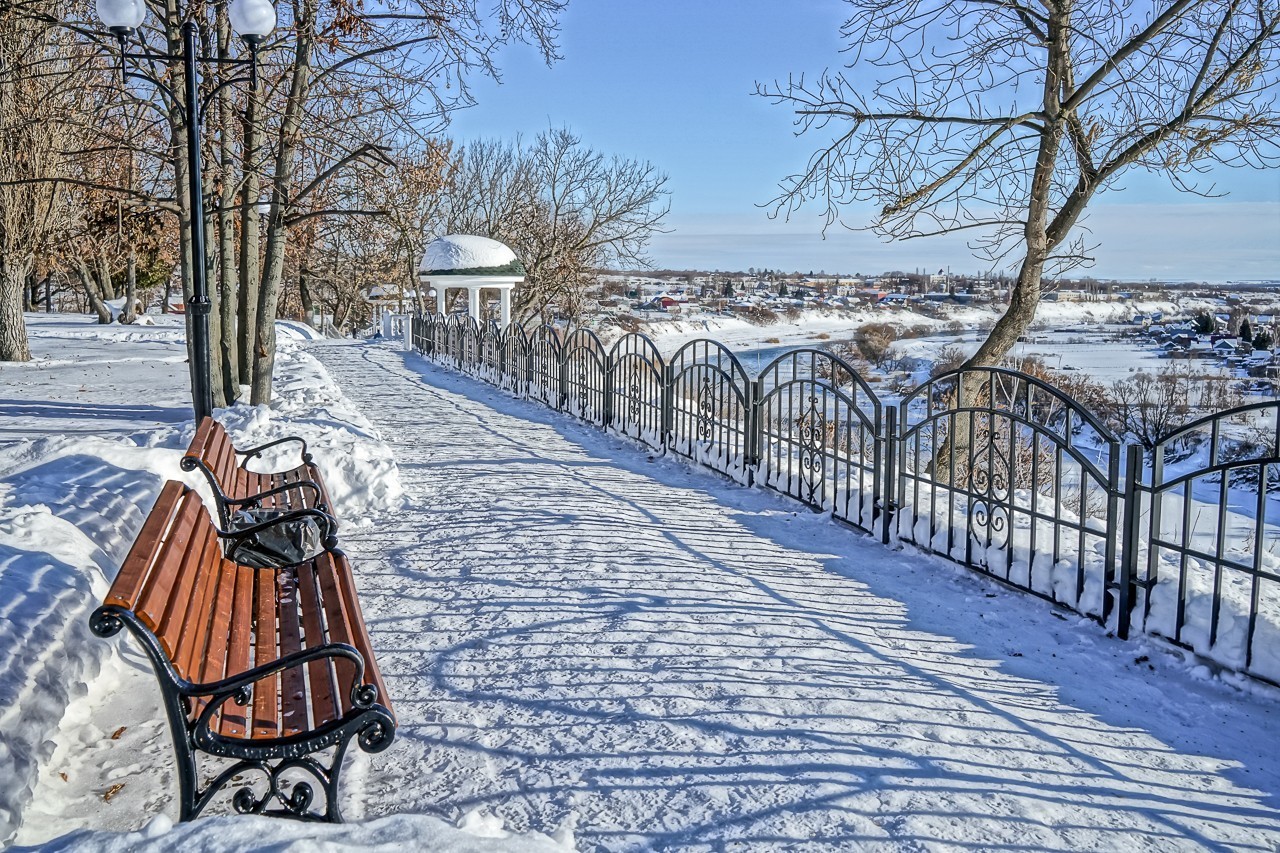 Зима в Ливнах.