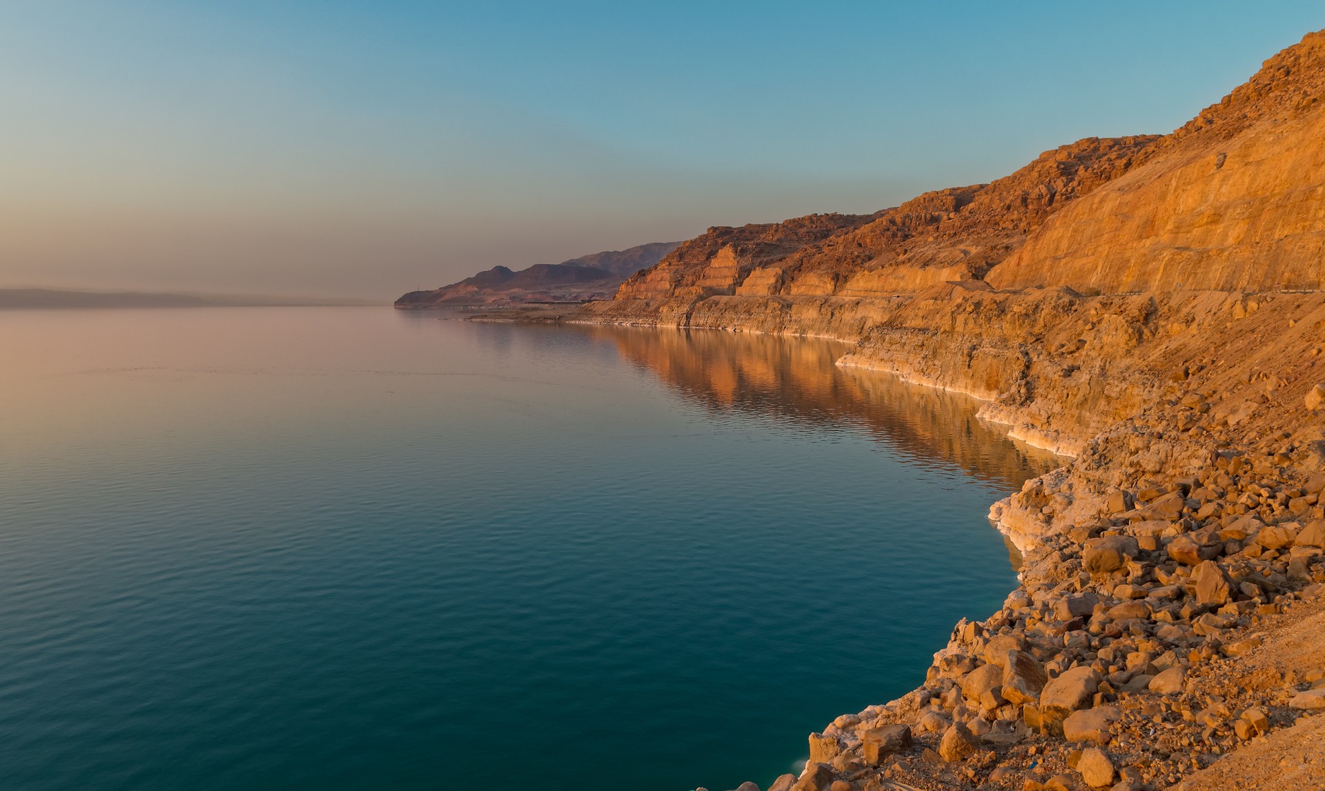 Закат Мертвого моря