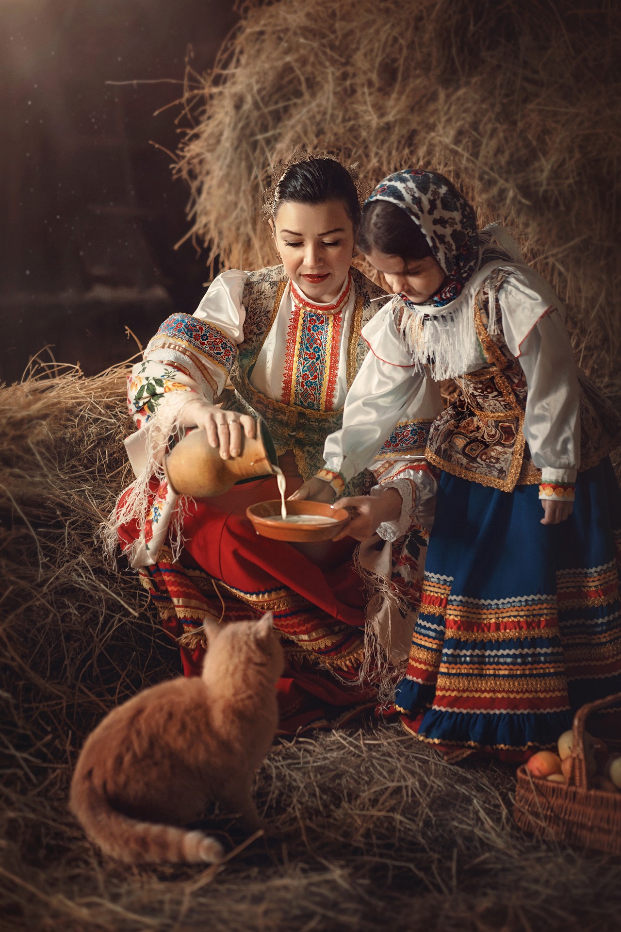 Фото победитель во Всероссийском фотоконкурсе  "мама и дети в национальных костюмах народов России"  (3500 работ было представлено)