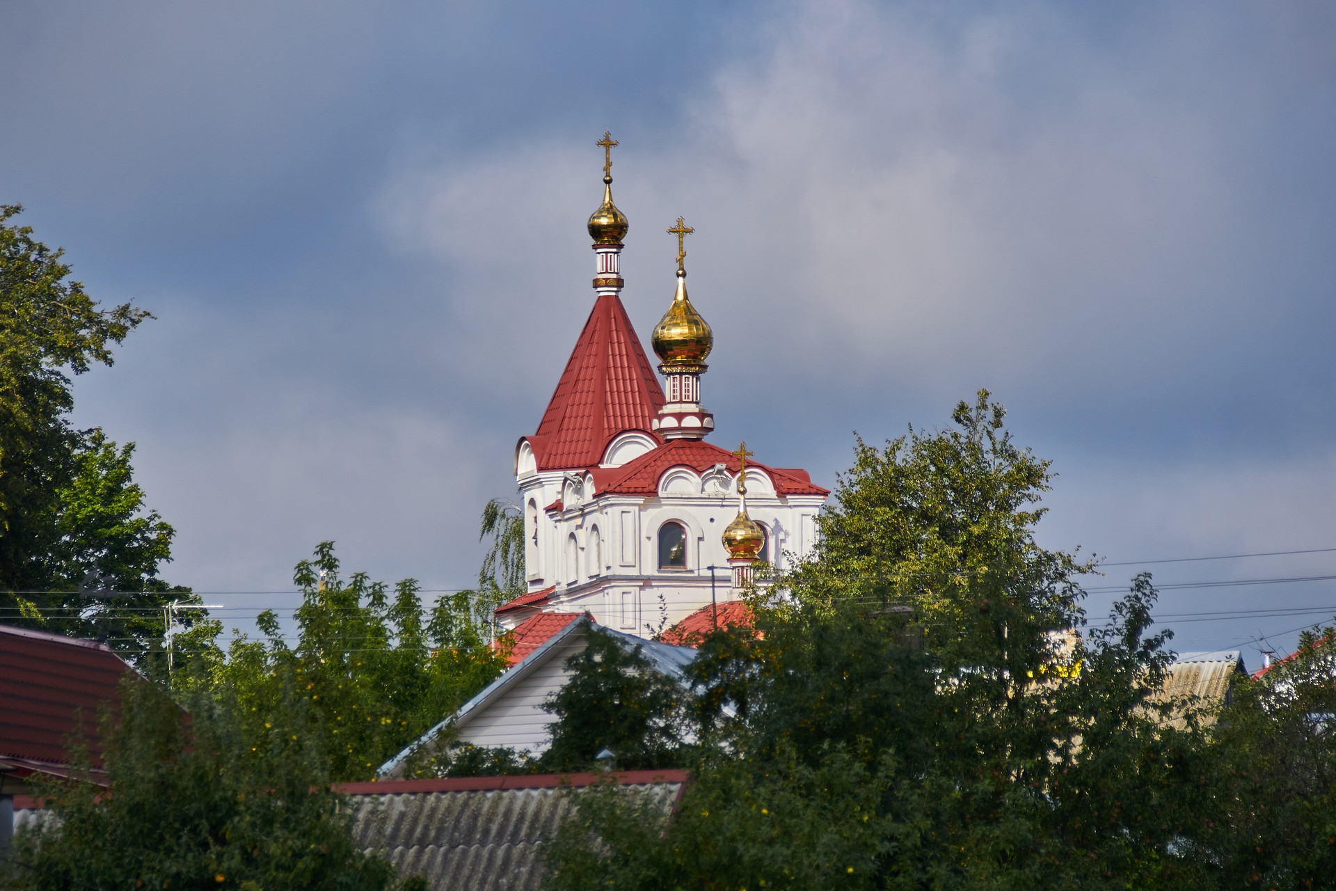 Блекс куполов храма Святителя Николая Чудотворца