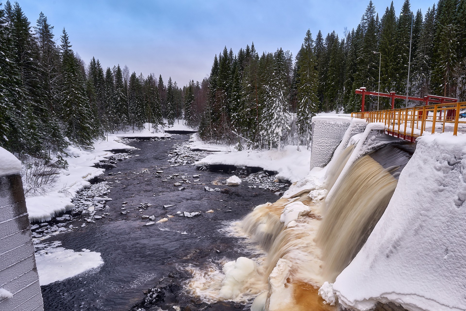 Плотина ГЭС-21 Хямекоски