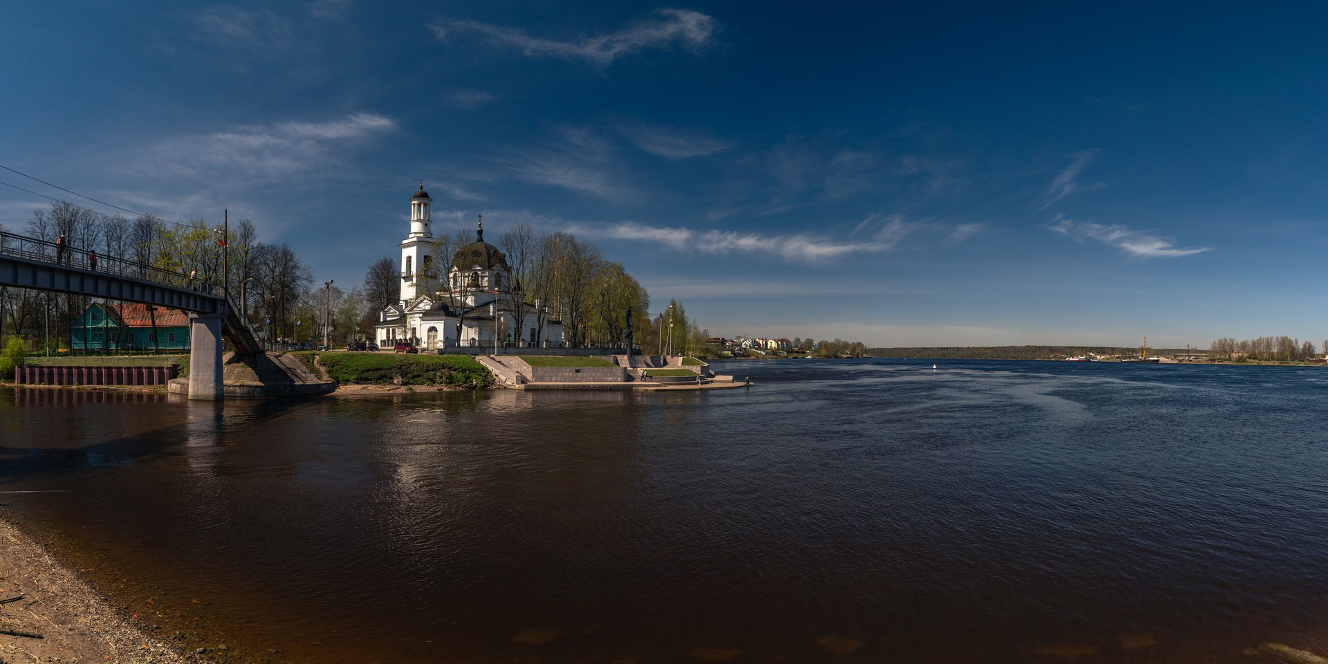 Устье реки Ижора, на Неве