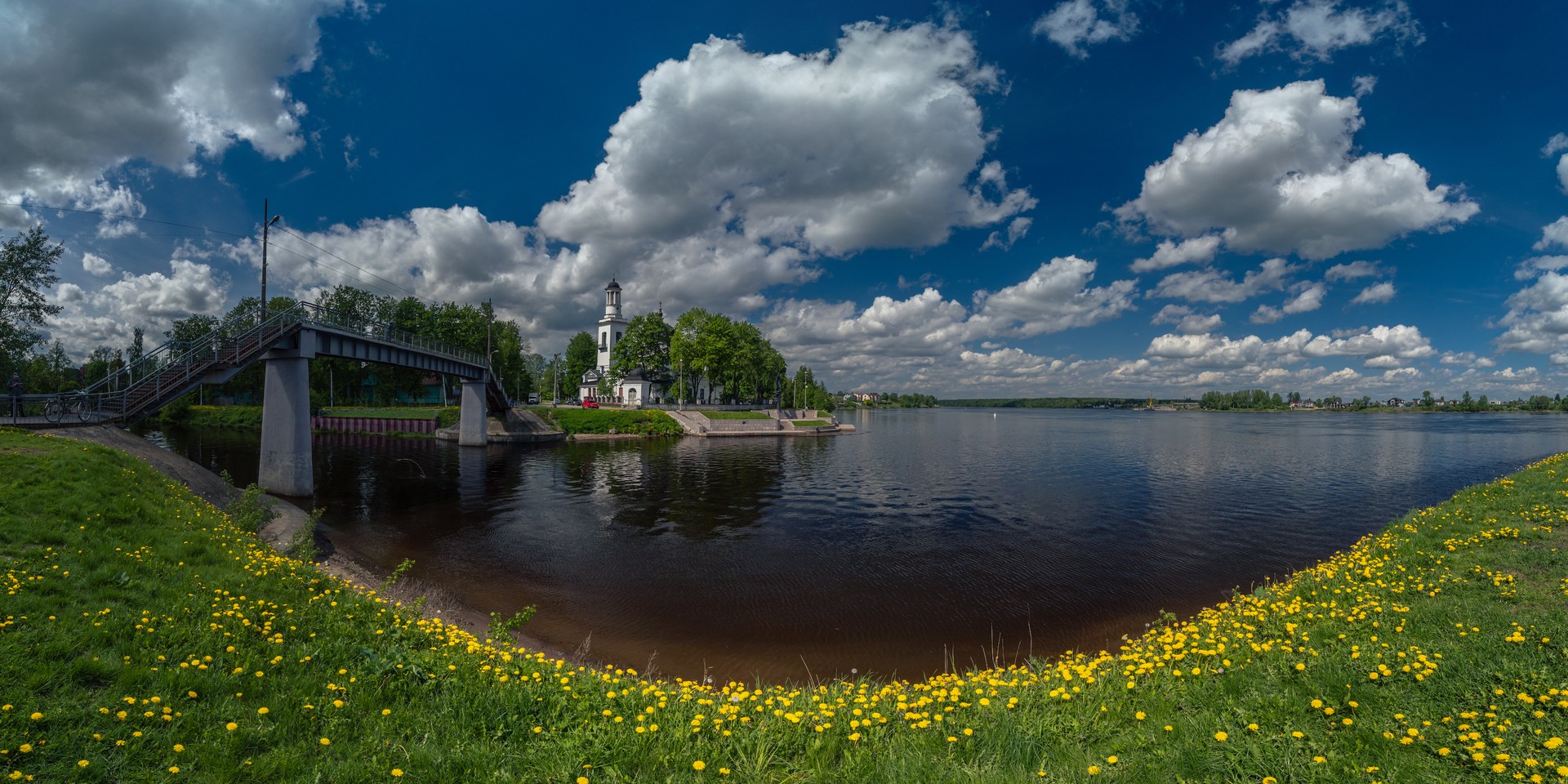 Нева река,устье Ижоры