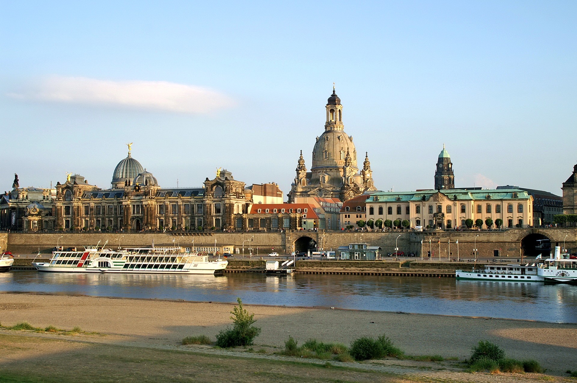 Дрезден, Вид на террасу Брюля