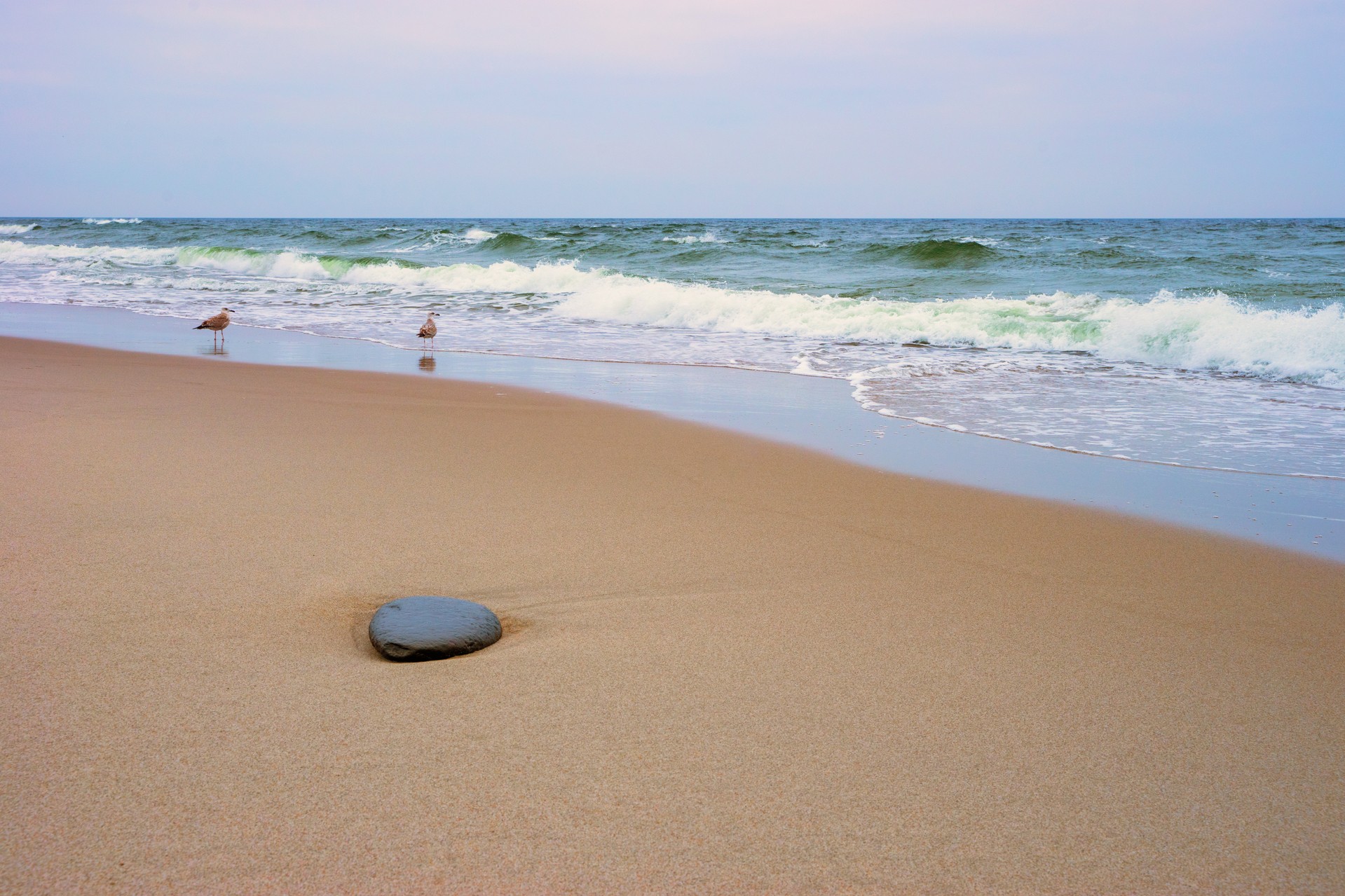 Песчаный пляж Балтики