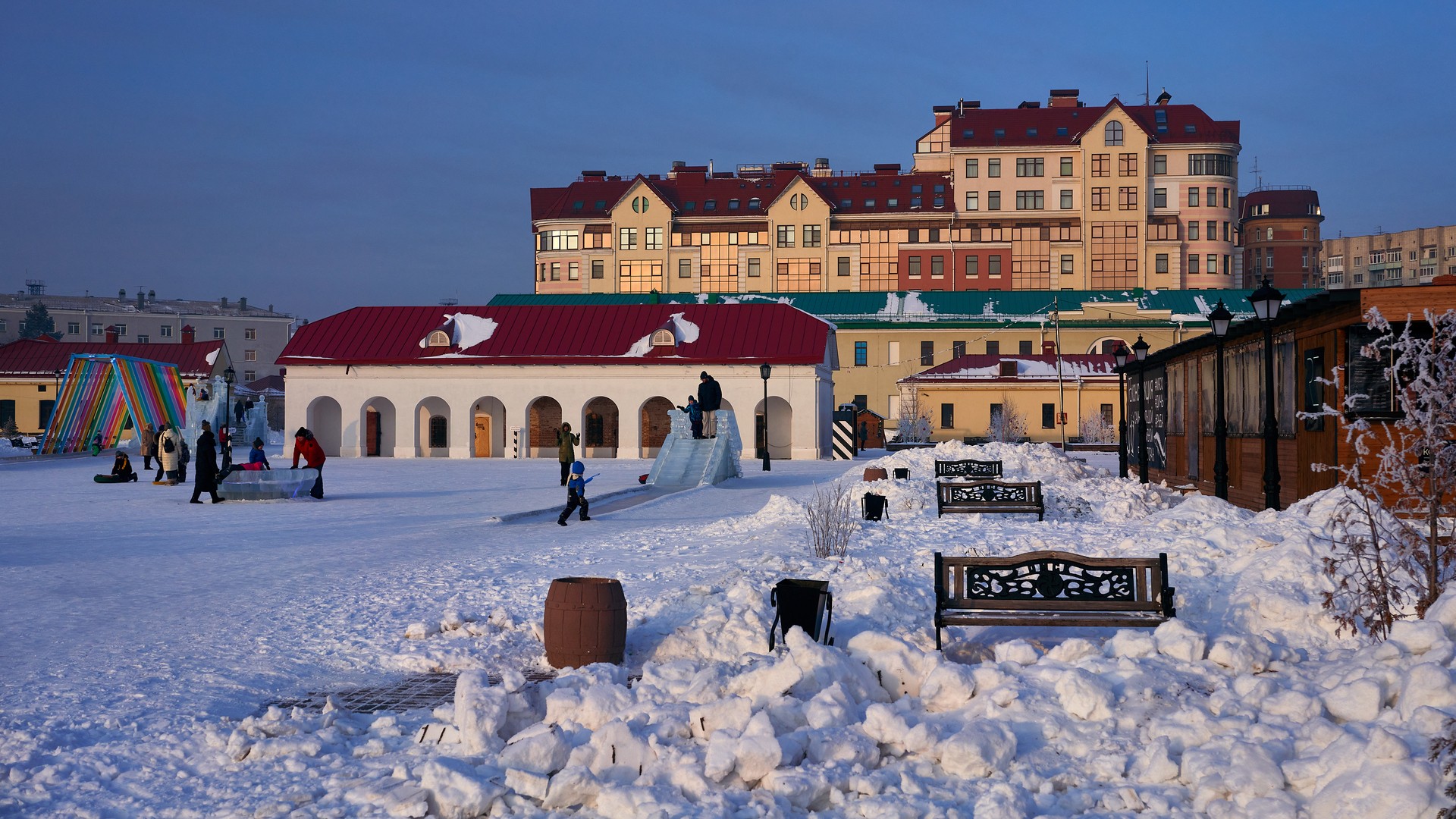 Омск. Зима