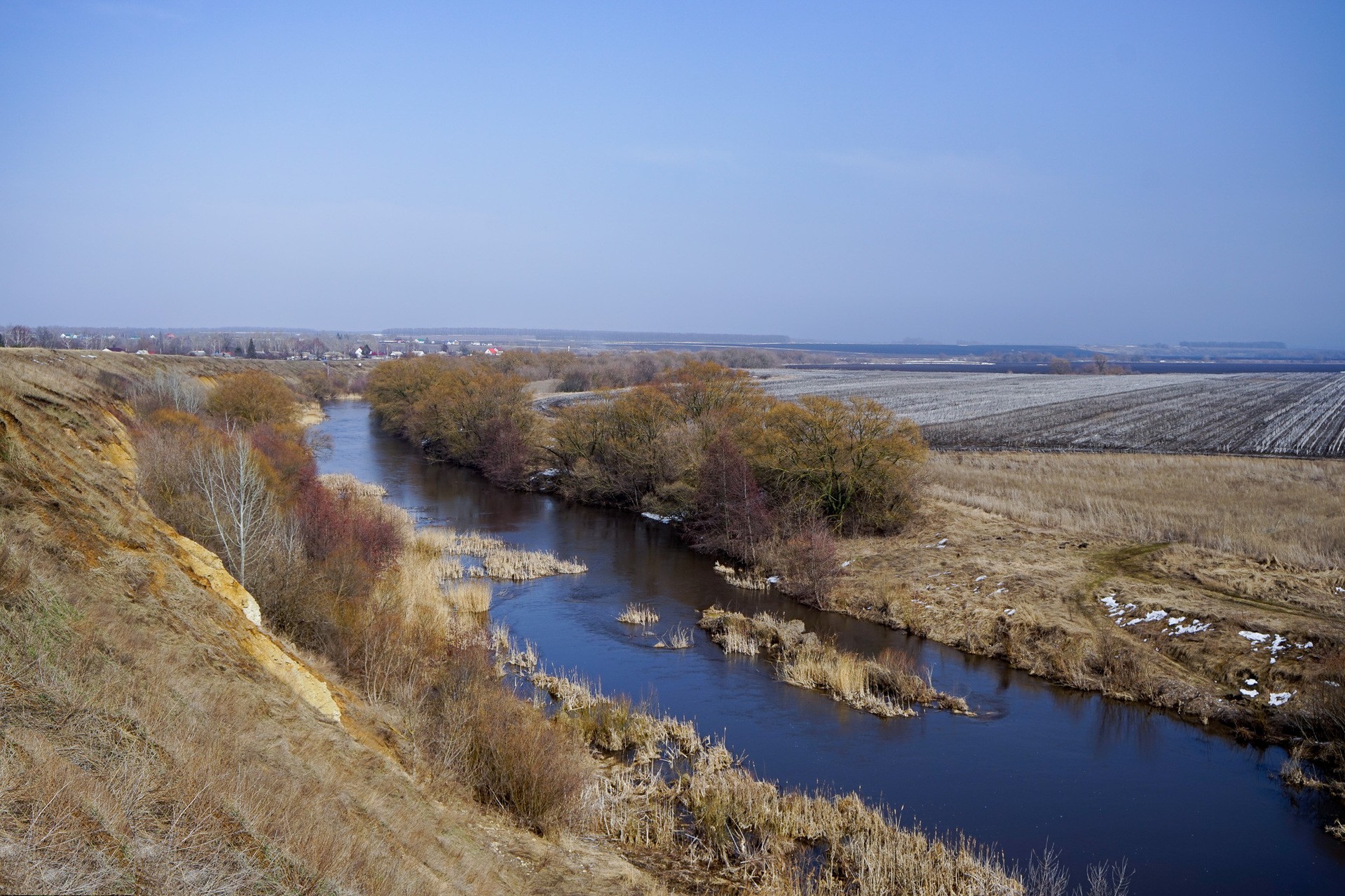 Апрель на реке Кшень