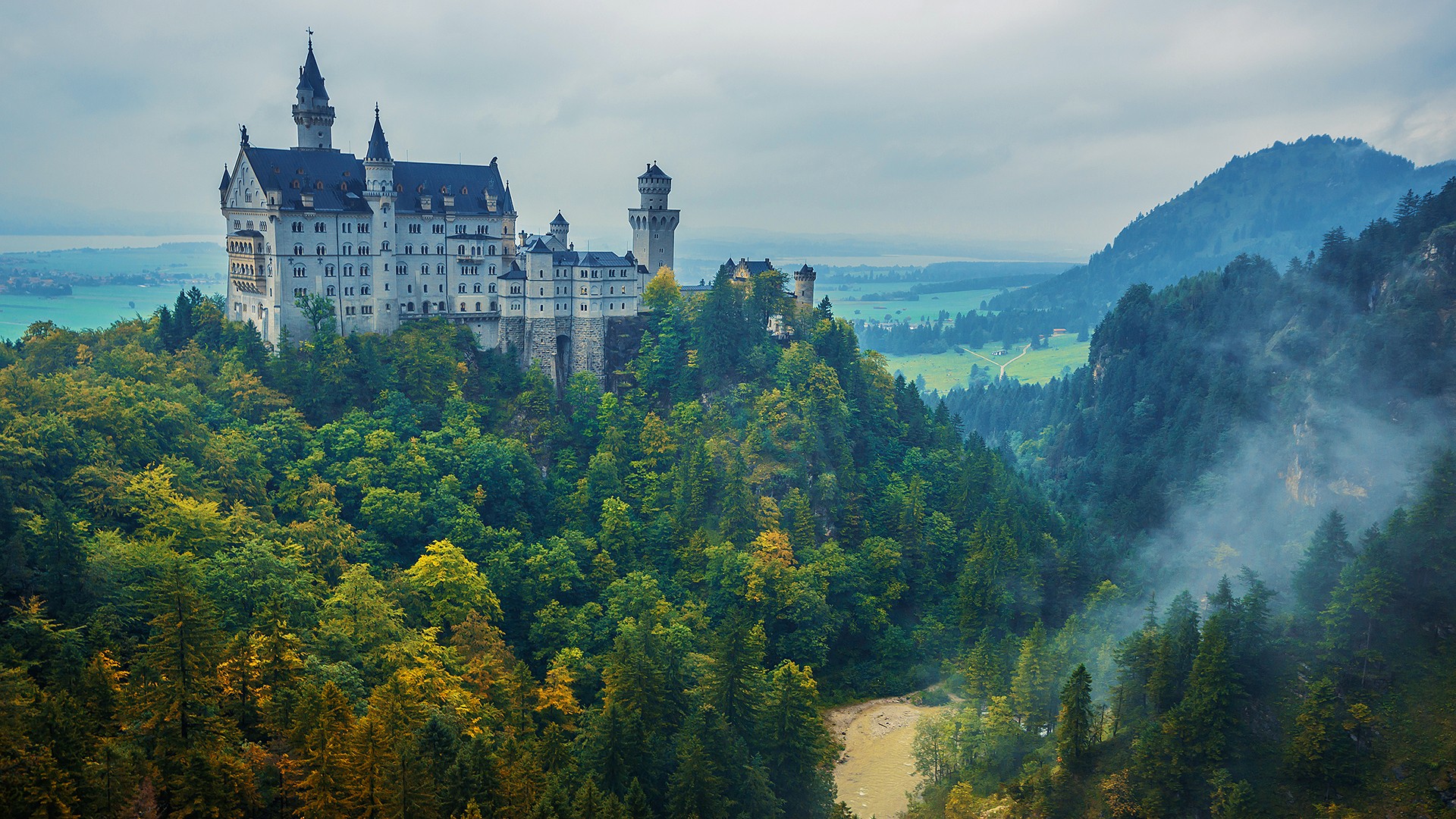 Замок Нойшванштайн. Осенняя Бавария