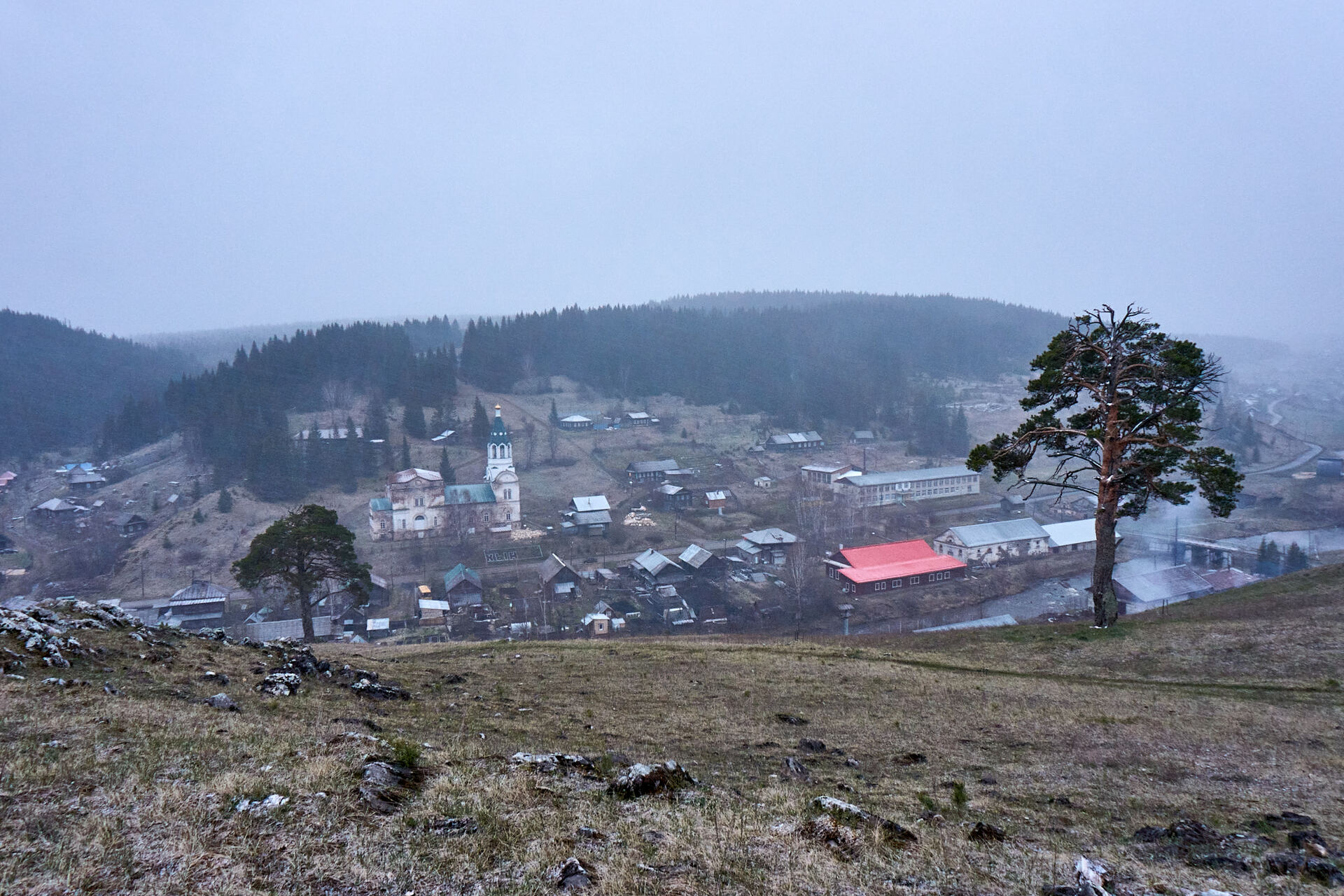 Село Кын на реке Чусовой. 3 мая 2024