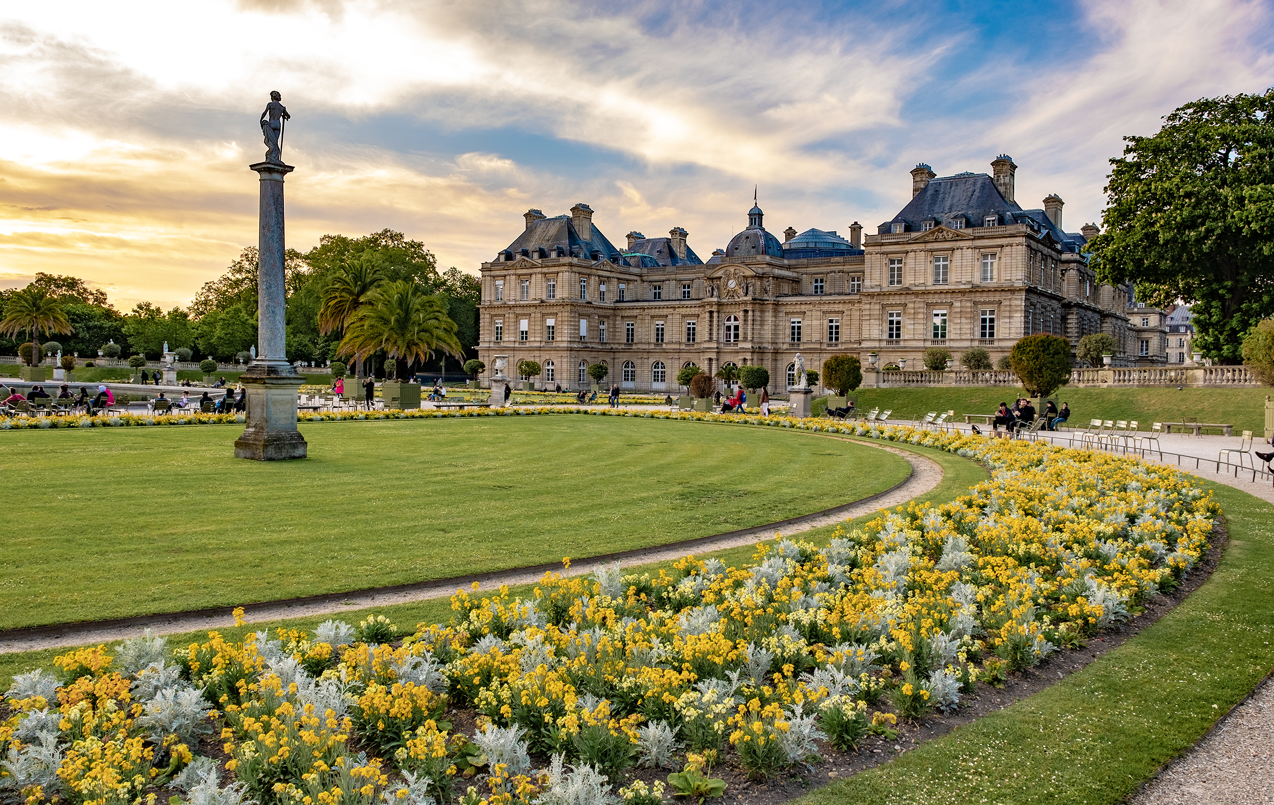 люксембургский сад в париже